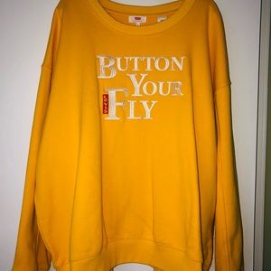 Levi yellow size L sweater